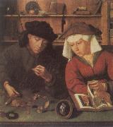 Quentin Massys The Moneylender and His Wife oil on canvas